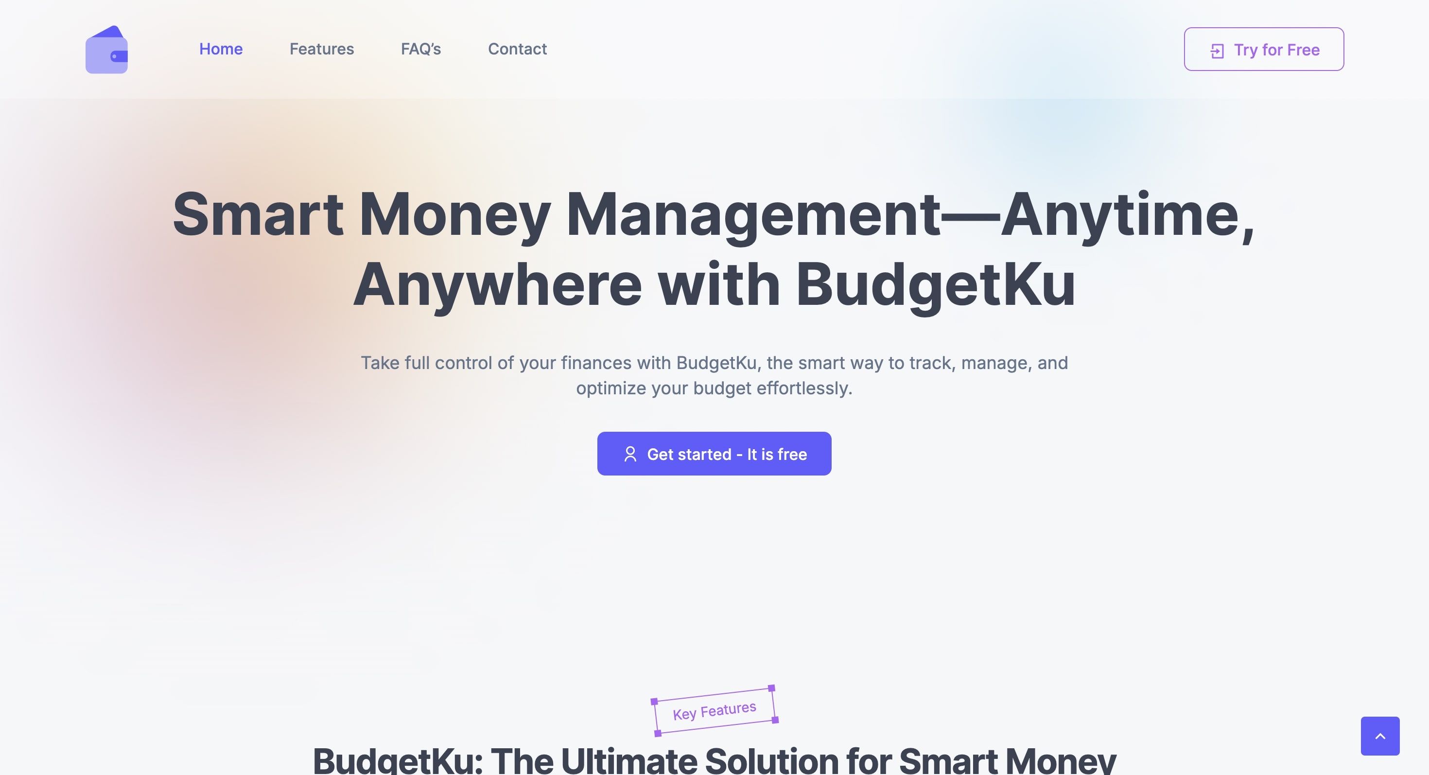 BudgetKu – Smart Personal Finance Management App